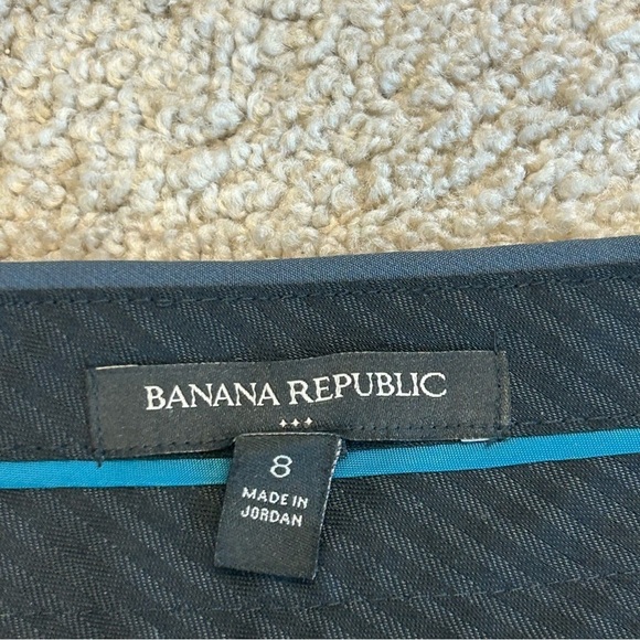 BANANA Republic steel blue sailor pants Sz 8 NWOT - Picture 5 of 11